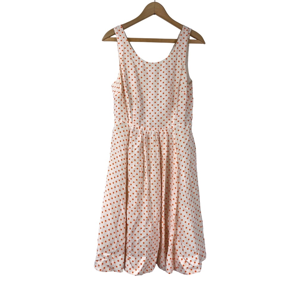 Moulinette‎ Soeurs Anthropologie 100% Silk Dress 6 Retro Wedding Garden Party